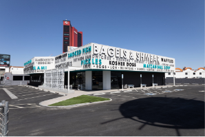 Bagelmania Las Vegas Convention Center location - Siegel's Baglemania authentic Jewish deli & bakery on the Las Vegas strip